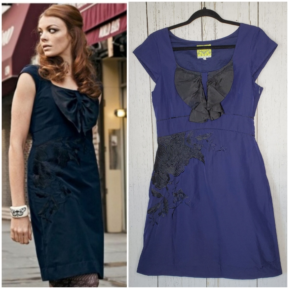 Anthropologie Floreat Sunless Skies Dress